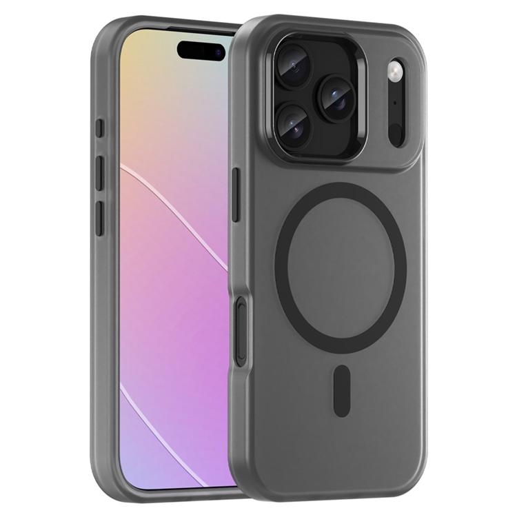 iPhone 17 Pro Mobilskal MagSafe Slim Matte Translucent - Svart | 2353 | AlltMobil