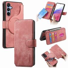 CASENEO - CASENEO MW-03 Pl&aring;nboksfodral f&ouml;r Samsung Galaxy A16 4G/5G Konstl&auml;der - Rosa