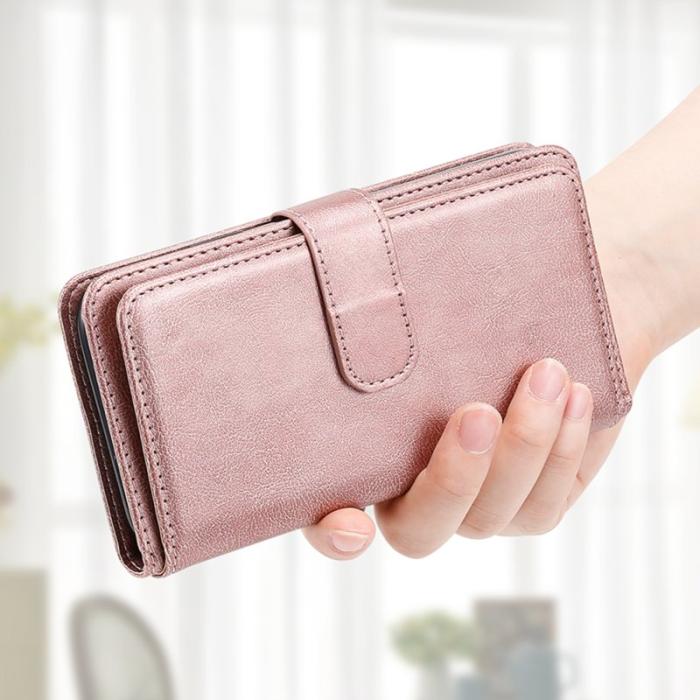 OEM - Mobilskal till Samsung Galaxy S26 Ultra KonstLäder Ställ - Roséguld
