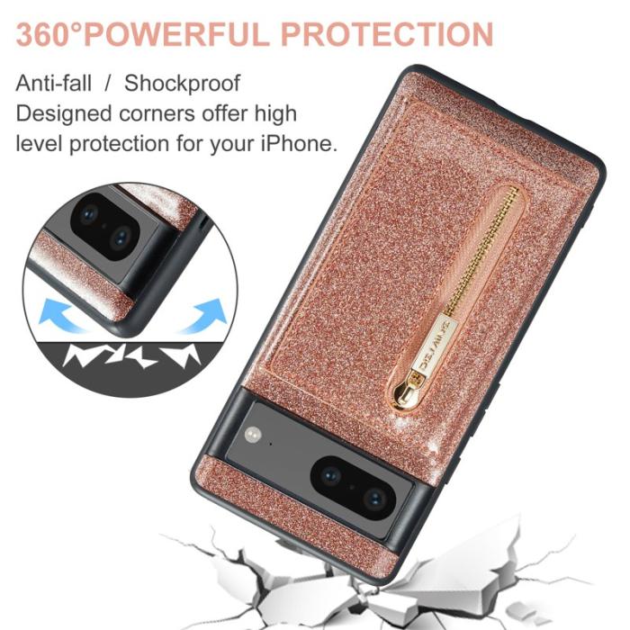 DG.MING - DG.MING M3 Series Mobilskal till Google Pixel 7 5G Roséguld