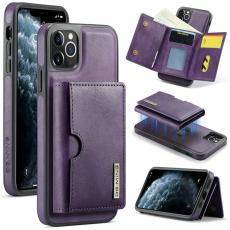 DG.MING - DG.MING M6 Series Mobilskal till iPhone 11 Pro Max Magnetisk Pl&aring;nboksfodral Lila