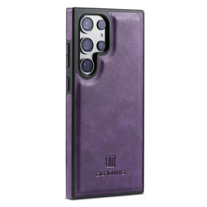DG.MING - DG.MING Mobilskal till Samsung Galaxy S25 Ultra Anti-Drop Läder Lila