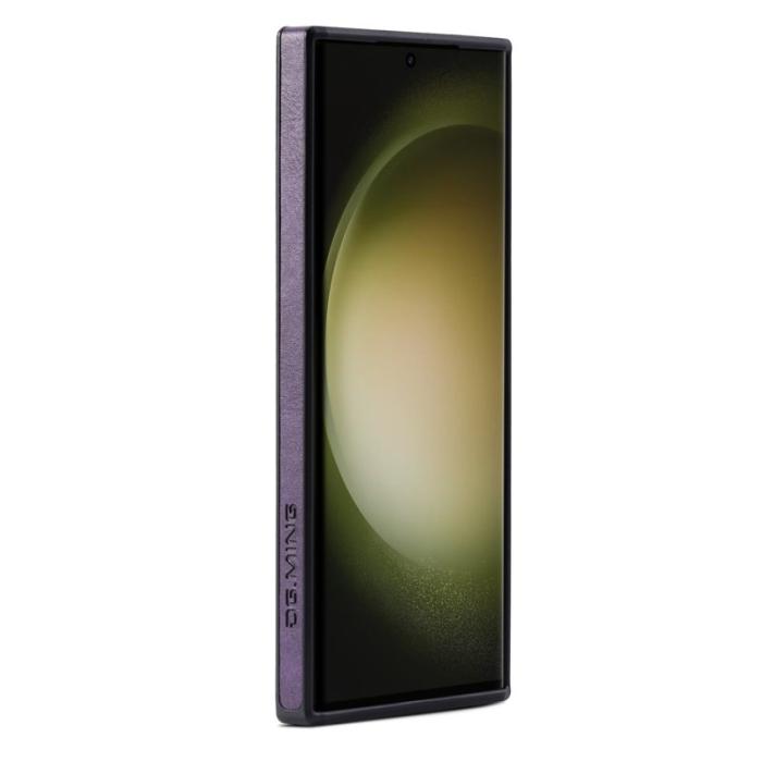 DG.MING - DG.MING Mobilskal till Samsung Galaxy S25 Ultra Anti-Drop Läder Lila