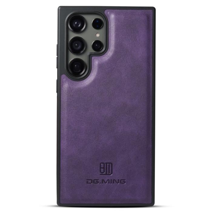 DG.MING - DG.MING Mobilskal till Samsung Galaxy S25 Ultra Anti-Drop Läder Lila