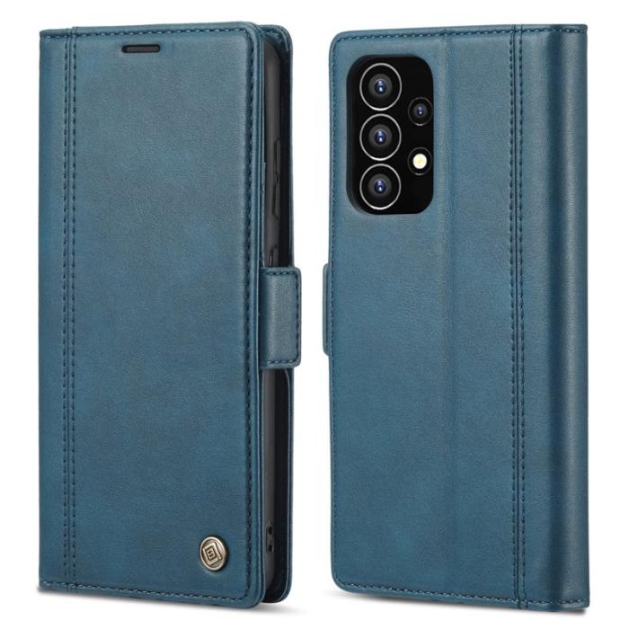 LC.imeeke - LC.IMEEKE för Samsung Galaxy A53 5G Plånboksfodral Konstläder - Blå