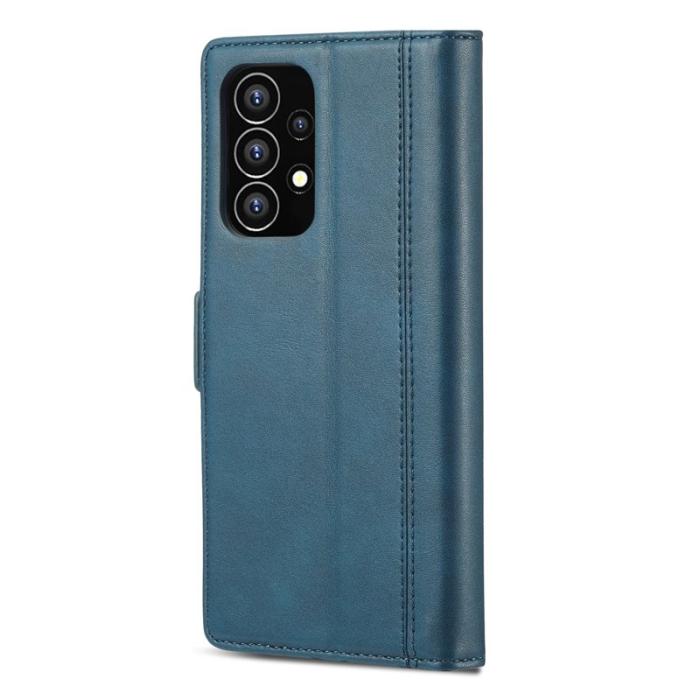 LC.imeeke - LC.IMEEKE för Samsung Galaxy A53 5G Plånboksfodral Konstläder - Blå