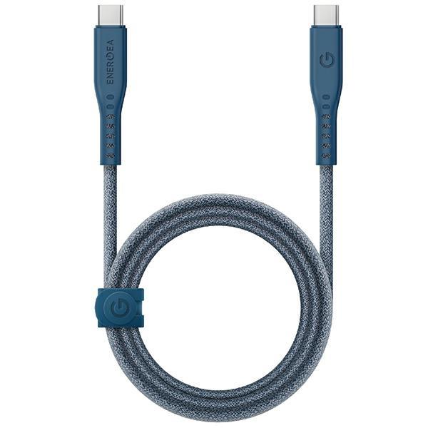 Energea USB-C till USB-C Kabel 240W 5A 1.5m Snabbladdning - Blå | 3541 | AlltMobil