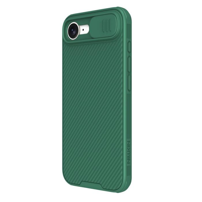 Nillkin - NILLKIN Camshield Pro Mobilskal till iPhone 16e med Kameraskydd - Grön