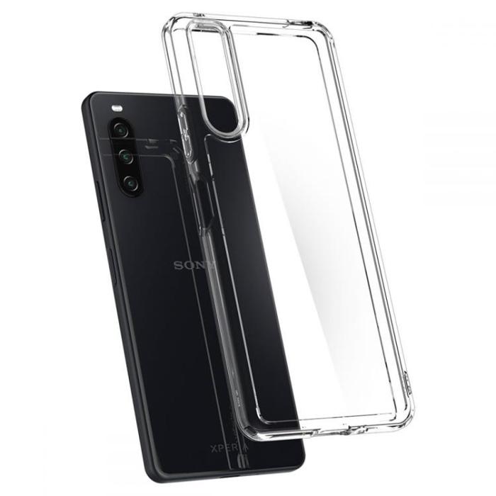 UTGATT1 - Spigen Ultra Hybrid Skal Sony Xperia 10 IV - Crystal Clear