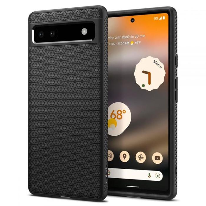 UTGATT - Spigen Liquid Air Skal Google Pixel 6a - Matte Svart