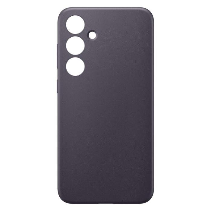 Samsung - Samsung Galaxy S24 Mobilskal Vegan Läder - Mörklila