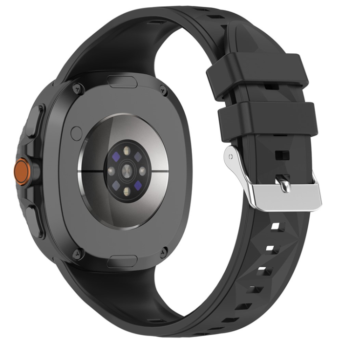 A-One Brand - Galaxy Watch 8/8 Classic (40/44/46mm) Armband Textured - Svart