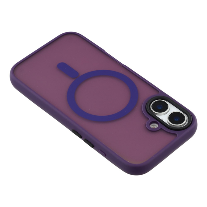 A-One Brand - iPhone 17 Mobilskal MagSafe Skin Touch - Mörklila