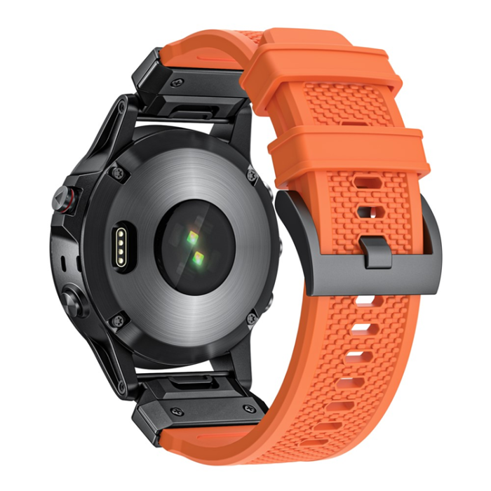 A-One Brand - Garmin Fenix 8 (47mm) Armband Silikon - Orange