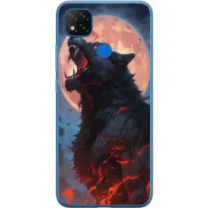 Gustaf - Mobilskal till Xiaomi Redmi 9C med Ylande varg