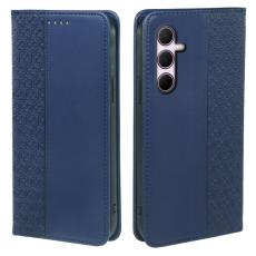 OEM - Samsung Galaxy S26 Fodral Fyrkl&ouml;ver &Auml;kta L&auml;der Flip - Bl&aring;