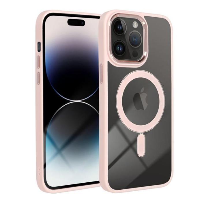 OEM - Galaxy S25 Plus Mobilskal Magsafe Color Edge - Rosa