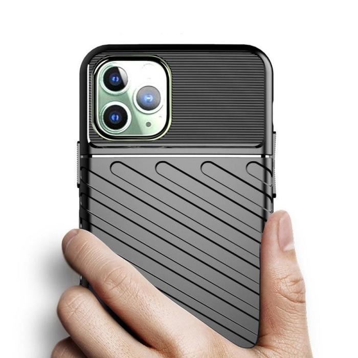 Forcell - Forcell iPhone 14 Pro Skal Thunder Mjukplast Svart