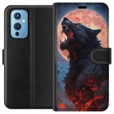 iSecrets - Plånboksfodral till OnePlus 9 med Ylande varg