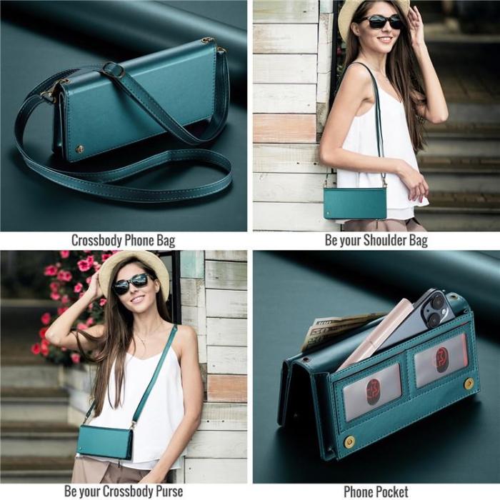 Caseme - CASEME Me10 Crossbody Väskor Zipper - Grön