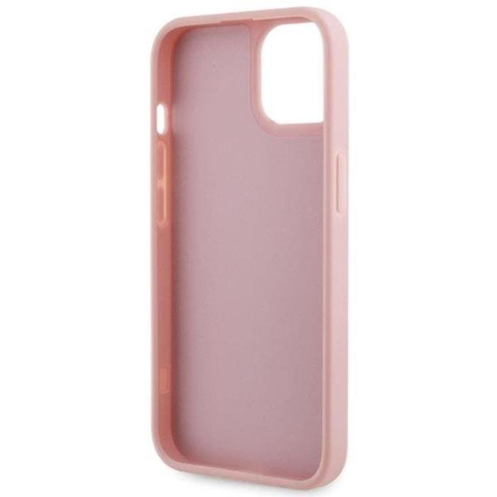 Guess - Guess iPhone 14 Plus Mobilskal Rhinestone Triangle - Rosa