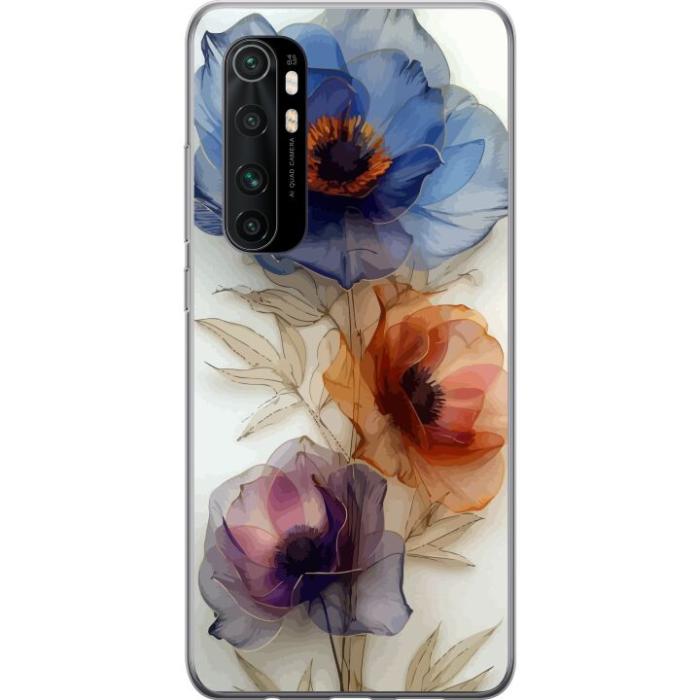 iSecrets - Mobilskal till Xiaomi Mi Note 10 Lite med Silkesblommor