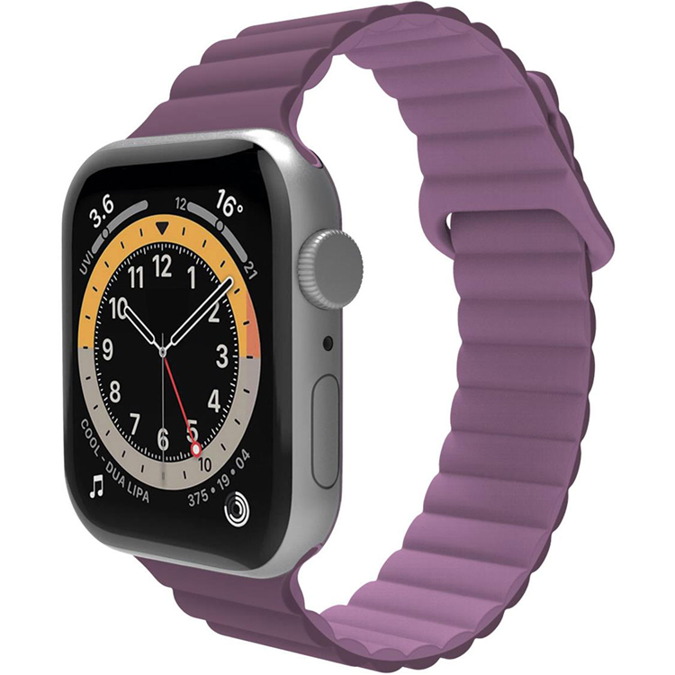 Celly Apple Watch (42/44/45mm) Armband Magnetiskt - Lila | 5123 | AlltMobil