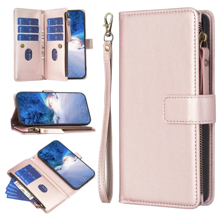 Taltech - Google Pixel 7A Plånboksfodral BF Style-19 - Roseguld