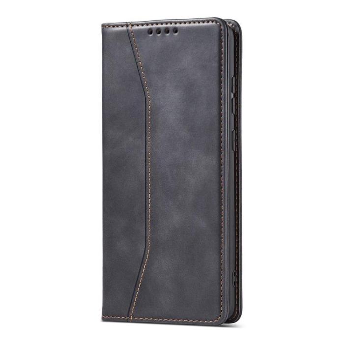 OEM - Galaxy S22 Ultra Plånboksfodral Magnet Fancy - Svart