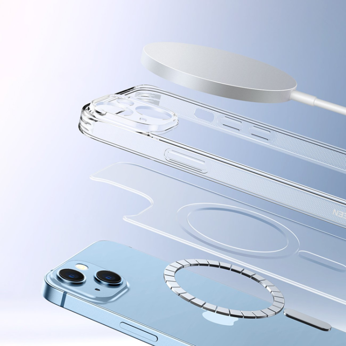 Ugreen - Ugreen iPhone 14 Plus Skal MagSafe Classy Gel - Transparent
