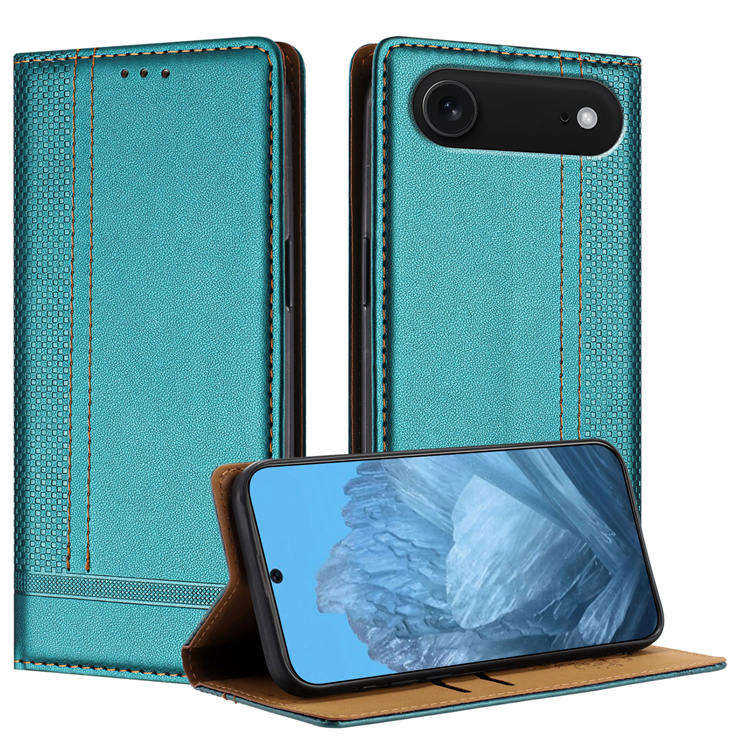 iPhone Air Plånboksfodral Kickstand Grid Pattern - Grön | 2353 | AlltMobil