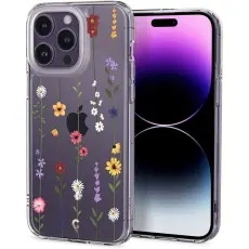 Spigen - Spigen iPhone 14 Pro Skal Cyrill Cecile - Flower Garden
