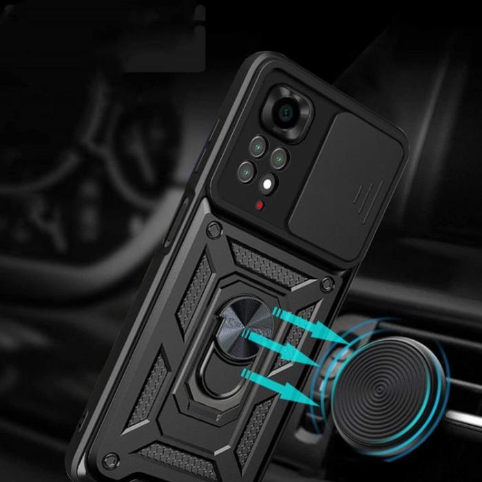 Tech-Protect - Camshield Pro Skal Xiaomi Redmi Note 11 Pro 4G/5G - Svart