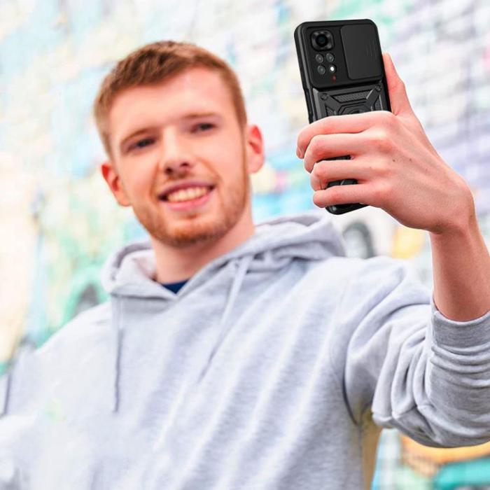 Tech-Protect - Camshield Pro Skal Xiaomi Redmi Note 11 Pro 4G/5G - Svart