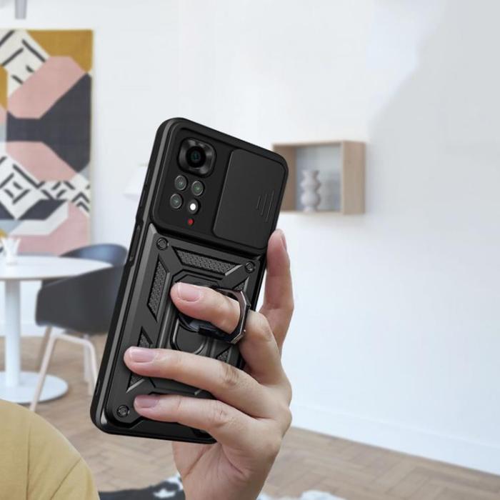 Tech-Protect - Camshield Pro Skal Xiaomi Redmi Note 11 Pro 4G/5G - Svart