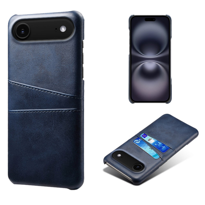 A-One Brand - iPhone 17 Air Mobilskal Korthållare Dual - Blå