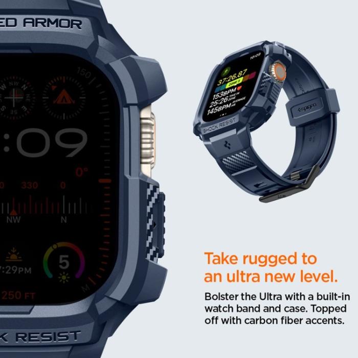 UTGATT - Spigen Apple Watch Ultra 1/2 (49mm) Armband Rugged Armor Pro