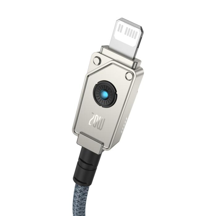 BASEUS - BASEUS USB-C till Lightning Kabel 20W 2m 480Mbps - Vit
