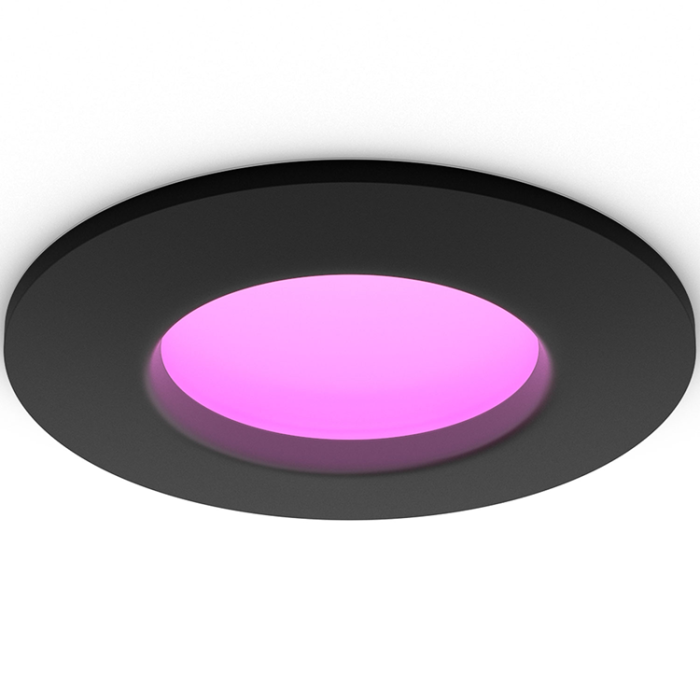 Philips - Philips Hue Slim Downlight S 90mm 1-pack - Svart