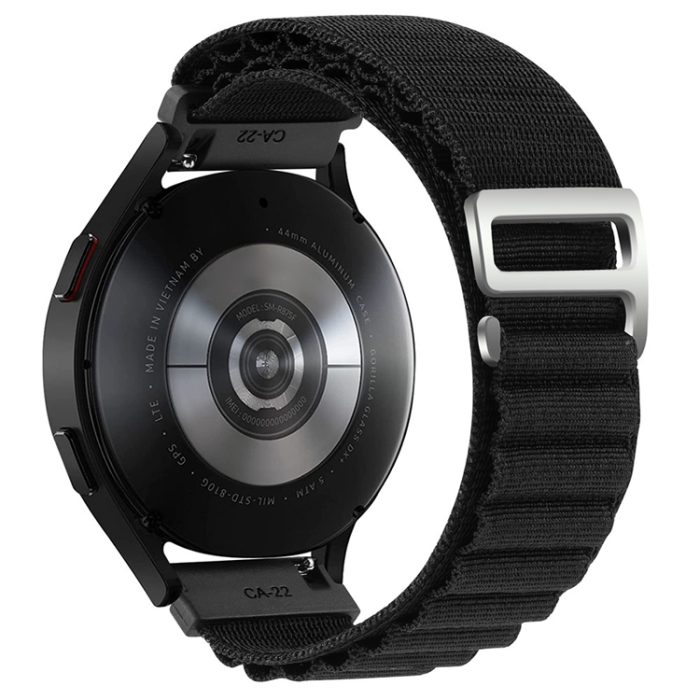 KALEBOL - Kalebol Galaxy Watch 6/6 Classic Armband Nylon - Svart