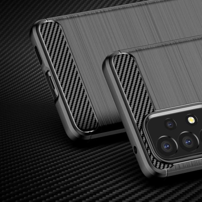 OEM - Carbon Flexible Skal Galaxy A53 5G - Svart