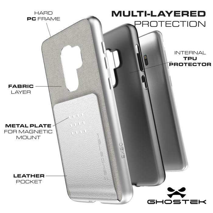 UTGATT4 - Ghostek Exec 2 Skal till Samsung Galaxy S9 Plus - Brun