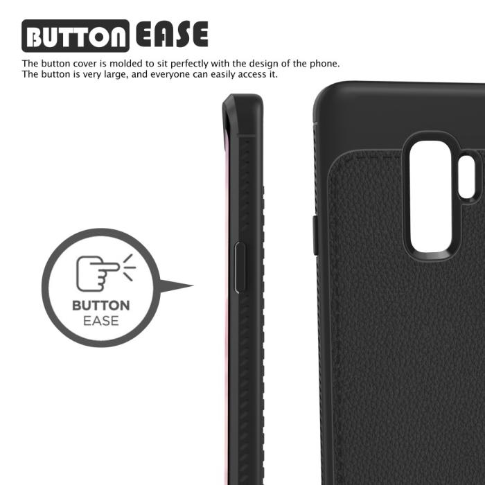UTGATT4 - IVSO Gentry Skal till Samsung Galaxy S9 Plus - Svart
