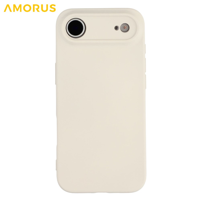 Amorus - AMORUS iPhone Air Mobilskal Precise Cutouts TPU Fiber - Vit