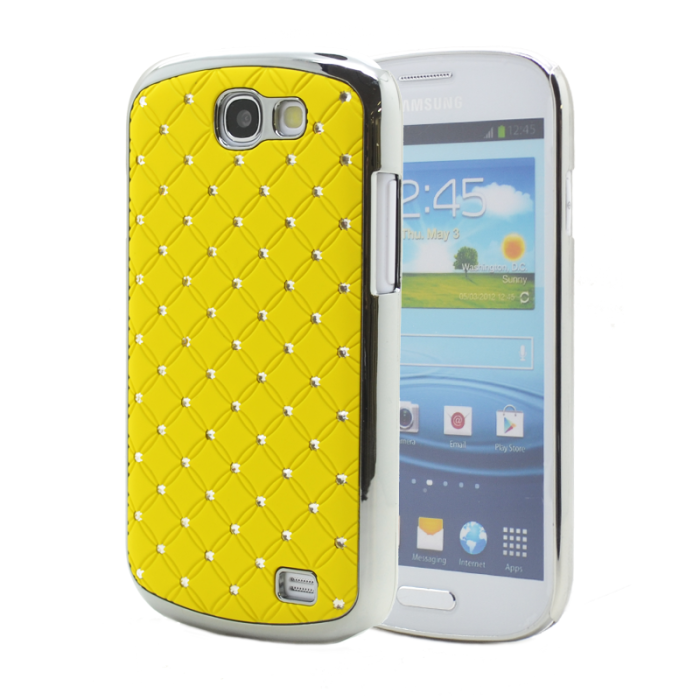 UTGATT4 - Diamante Skal till Samsung Galaxy Express i8730 - (Gul)