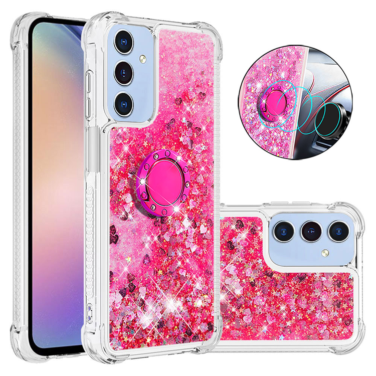 Galaxy A17/A26 Mobilskal Kickstand Quicksand TPU - Rosa | 2353 | AlltMobil