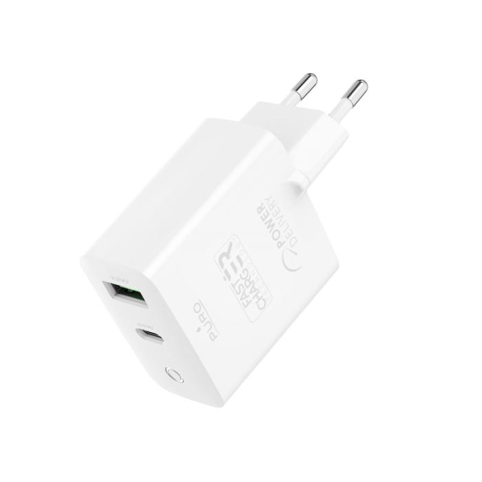 UTGATT1 - Puro – Väggladdare 12W , 1USB-C , 32W - Vit