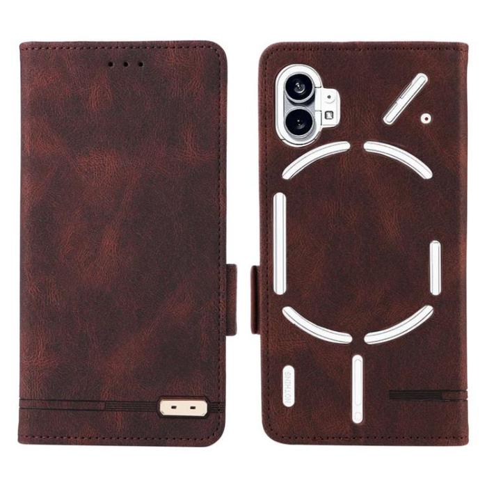 A-One Brand - Nothing Phone 1 Plånboksfodral Decor - Brun