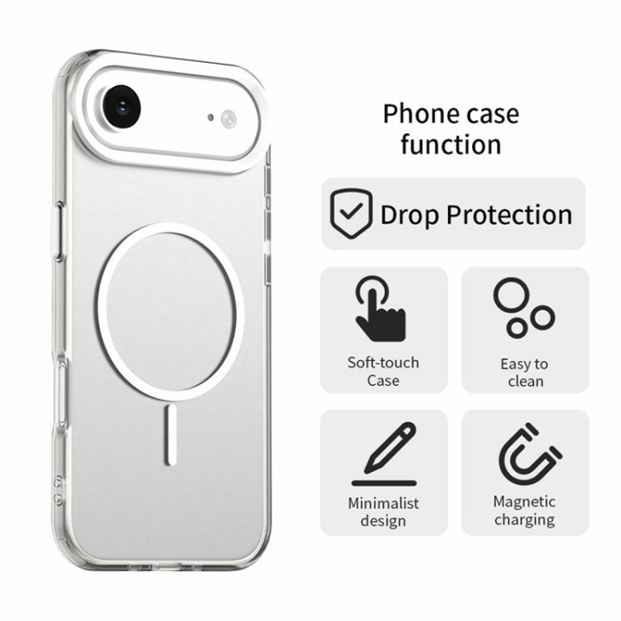 A-One Brand - iPhone Air Mobilskal MagSafe Candy Color - Vit