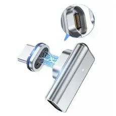 Beline - Beline Magnestisk Adapter USB-C - Silver